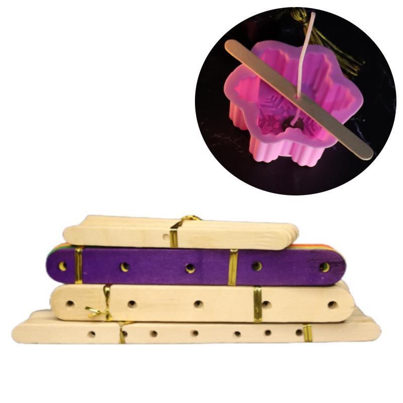 Candelabros de madera de 20 pi - Candle Wick reseña y precio
