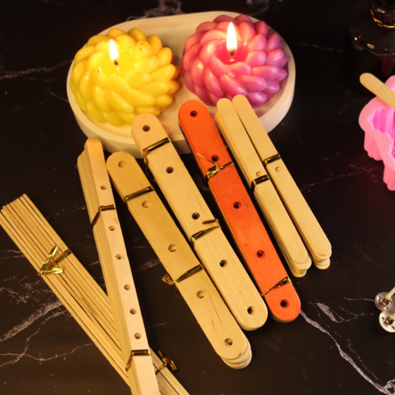 Candelabros de madera de 20 pi - Candle Wick reseña y precio