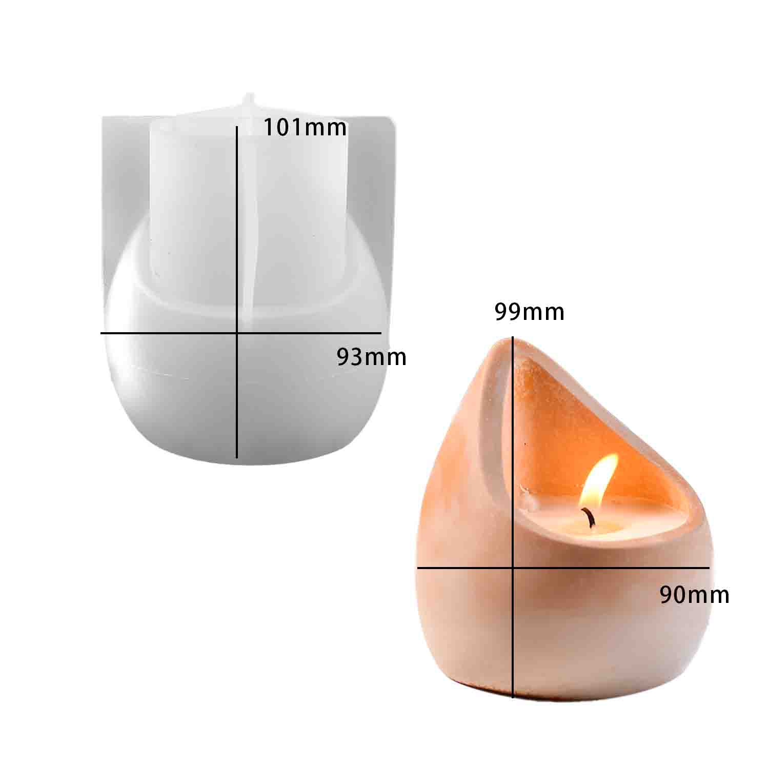Molde de silicona DIY para res - Candle Containers reseña y precio