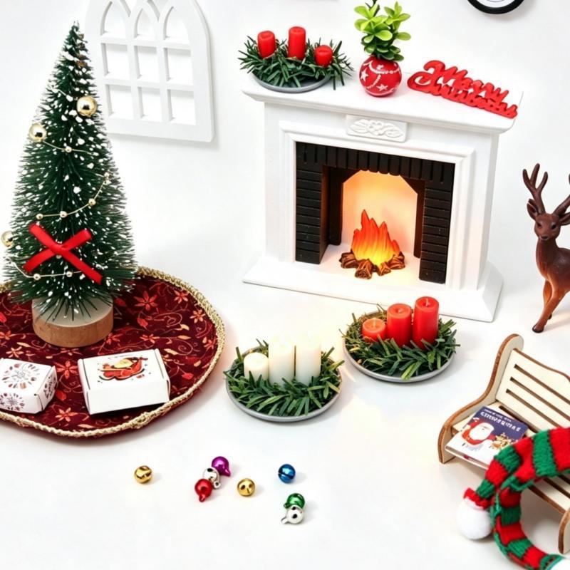 ! Accesorios para escena navid - Silk Candle reseña y precio