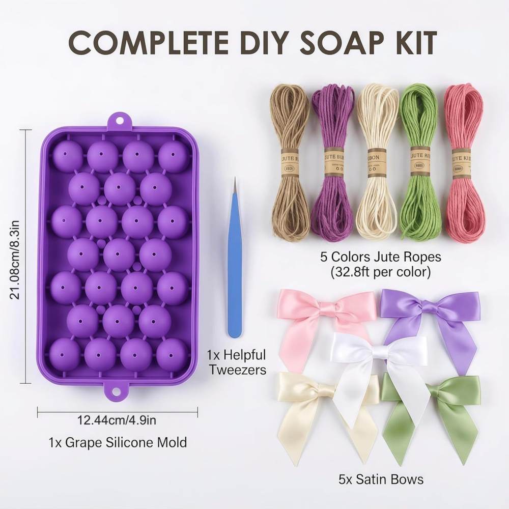 Molde de silicona 3D para jabó - Candle Making Kit reseña y precio