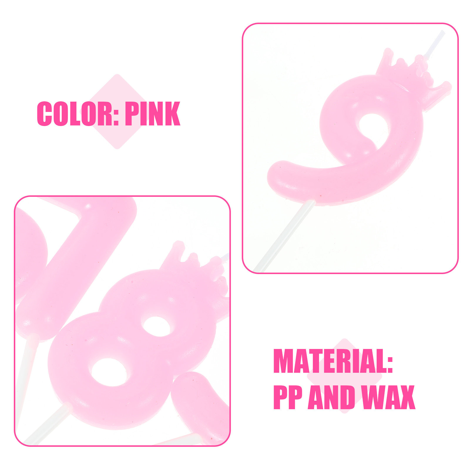 10 velas con diseño de corona  - Paraffin Wax reseña y precio